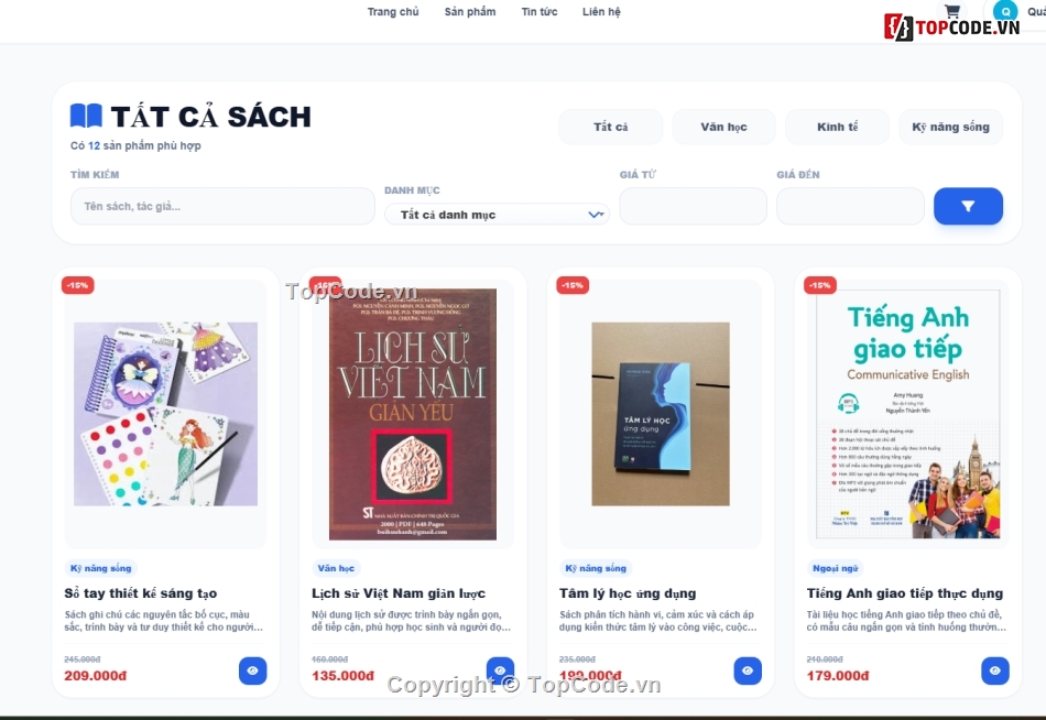 Website php,php bán sách,php mysql